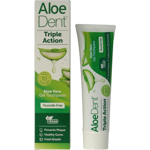 afbeelding van Aloe vera tandpasta triple action