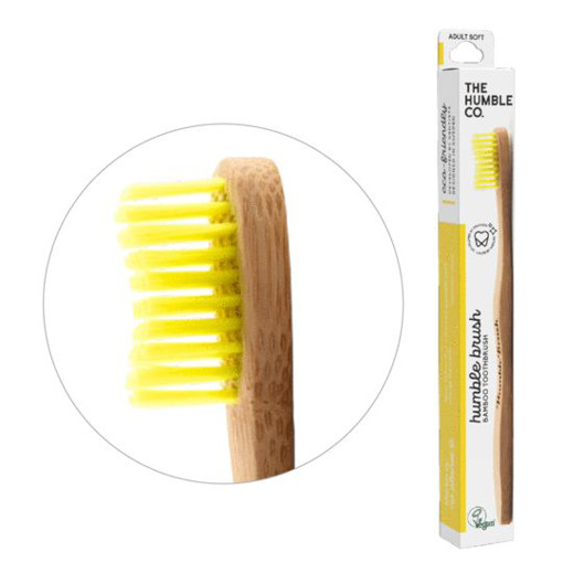 afbeelding van Tandenborstel geel adult brush