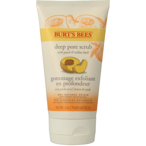afbeelding van Peach & willowbark deep pore scrub