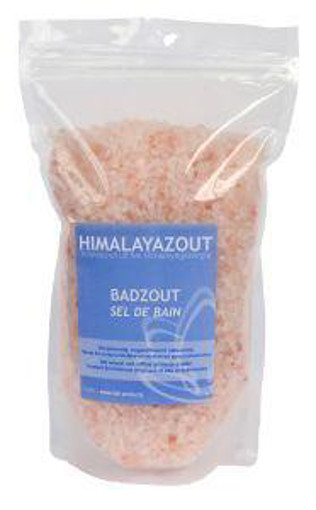 afbeelding van Himalayazout Kuurbadzout luxe sta-zak
