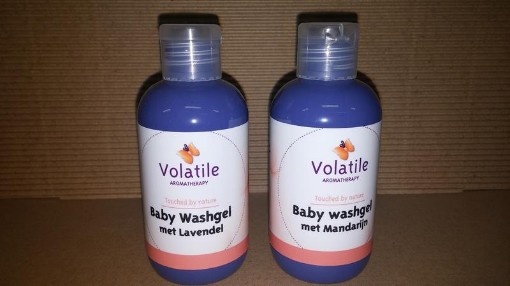 afbeelding van Baby wasgel mandarijn