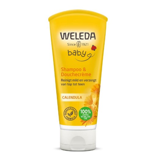 afbeelding van Calendula baby haar en body shampoo