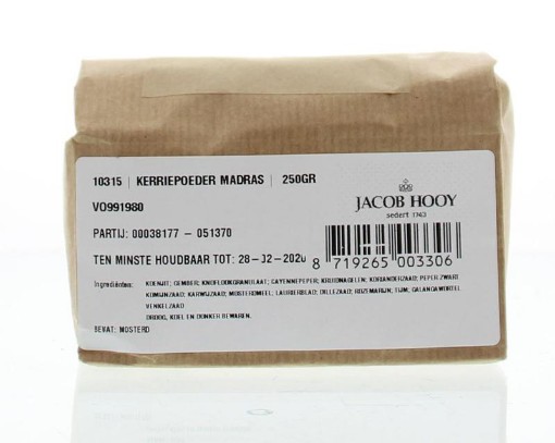 afbeelding van Kerriepoeder Madras