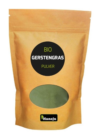 afbeelding van Bio gemalen gerstegras paper bag