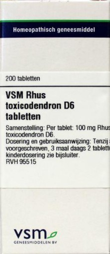 afbeelding van RHUS TOXICODENDRON D6
