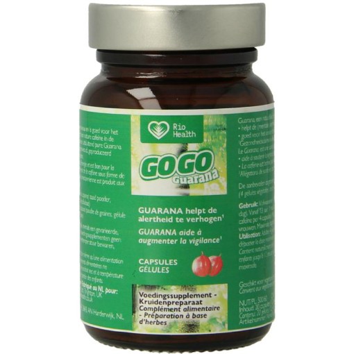 afbeelding van Gogo guarana 500mg 10 dagen