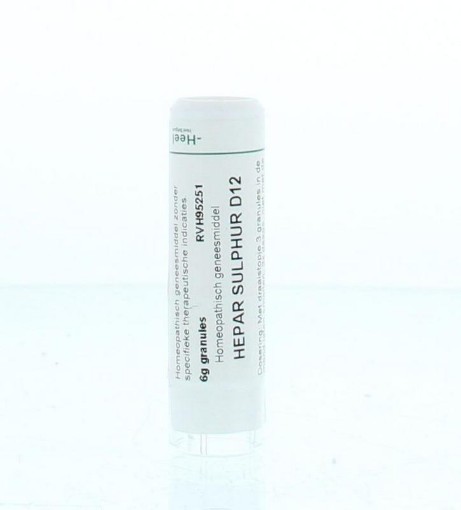 afbeelding van Hepar sulphur D12