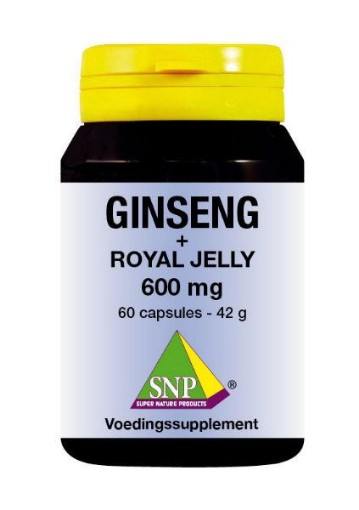 afbeelding van Ginseng + royal jelly 600 mg