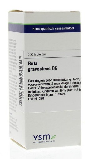 afbeelding van Ruta graveolens D6