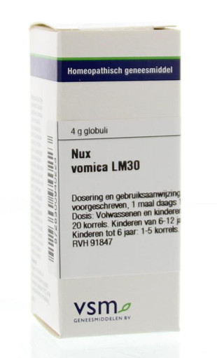 afbeelding van Nux vomica LM30