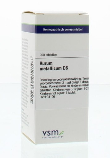 afbeelding van Aurum metallicum D6