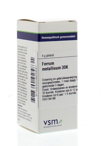 afbeelding van Ferrum metallicum 30K