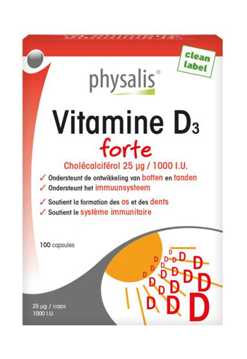afbeelding van Vitamine D3 forte
