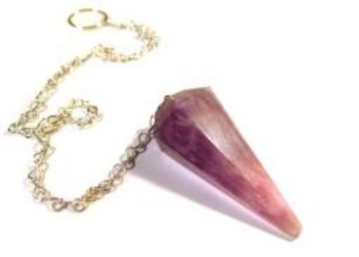 afbeelding van Pendel facet amethist