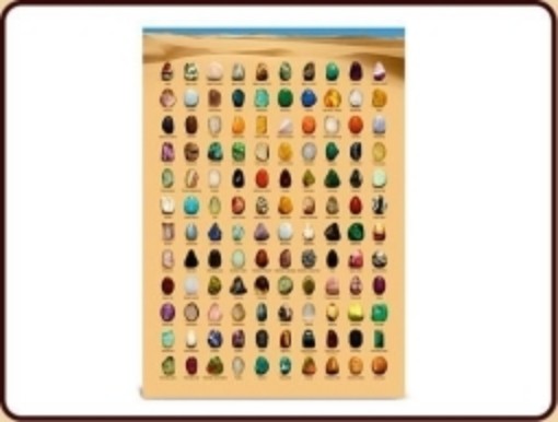 afbeelding van Edelsteen poster A4