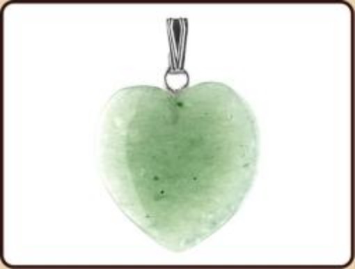 afbeelding van Hanger hart 20 mm aventurijn