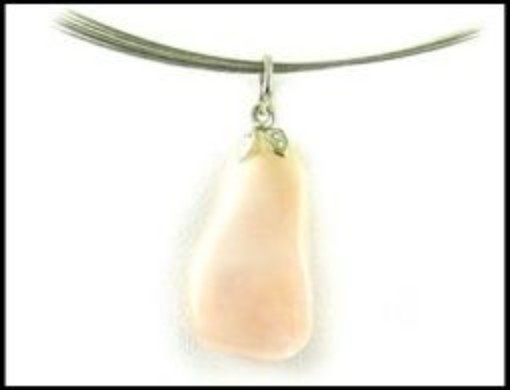 afbeelding van Edelsteenhanger roze kwarts