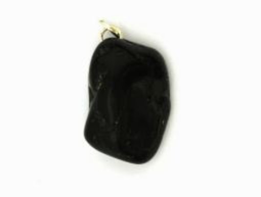 afbeelding van Edelsteenhanger toermalijn zwart