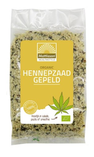 afbeelding van Absolute hemp seeds hulled bio navul