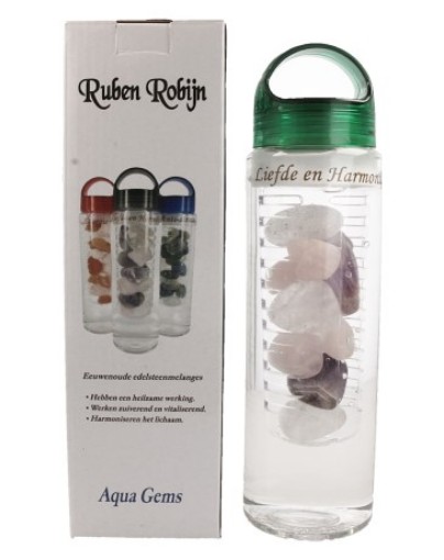 afbeelding van Aqua gems drinkfles liefde & harmonie
