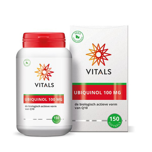 Vitals Ubiquinol 100 mg 150 softgels afbeelding
