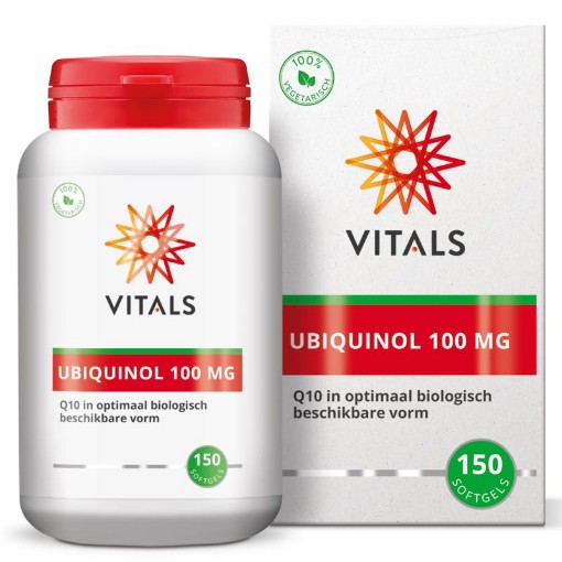 Vitals Ubiquinol 100 mg 150 softgels afbeelding