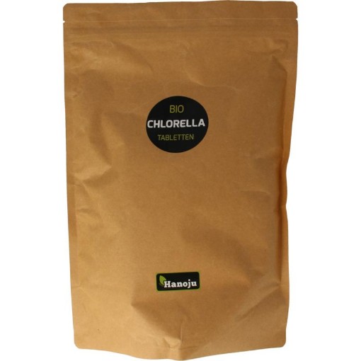 afbeelding van Bio chlorella 400 mg papier zak