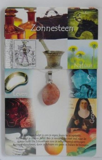 afbeelding van Hanger gezondheidssteen zonnesteen
