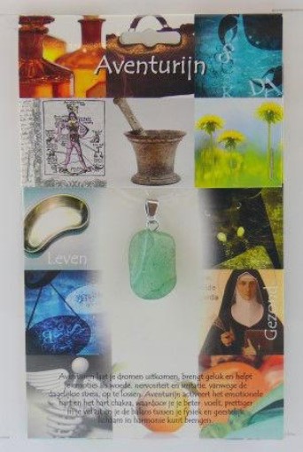 afbeelding van Hanger gezondheidssteen aventurijn