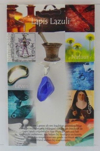 afbeelding van Hanger gezondheidssteen lapis lazuli