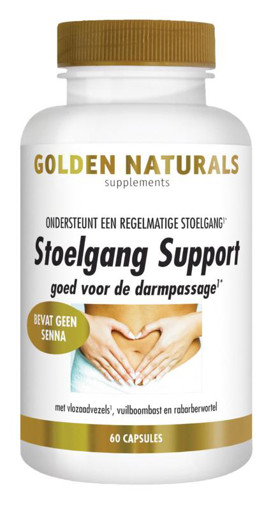 Golden Naturals Stoelgang Support 60 capsules afbeelding