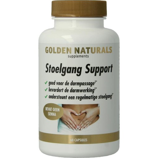 Golden Naturals Stoelgang Support 60 capsules afbeelding