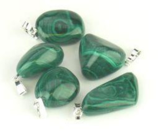 afbeelding van Malachiet hanger