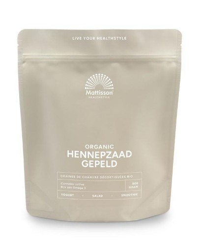 afbeelding van Absolute hemp seeds hulled hennepzaad gepeld