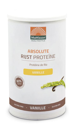 afbeelding van Absolute raw rice proteine vanille bio