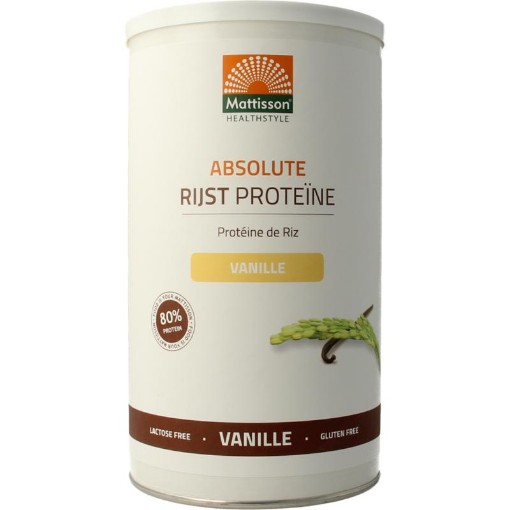 afbeelding van Absolute raw rice proteine vanille bio