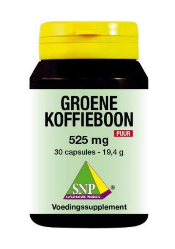 afbeelding van Groene koffiebonen 525 mg puur