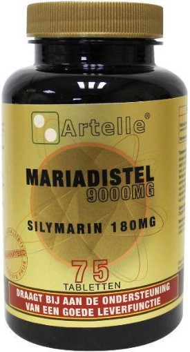 afbeelding van Mariadistel 9000mg silymarin 180mg