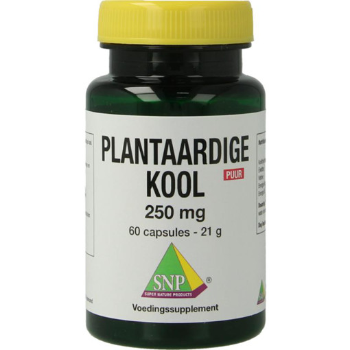 afbeelding van Plantaardige kool 250 mg puur