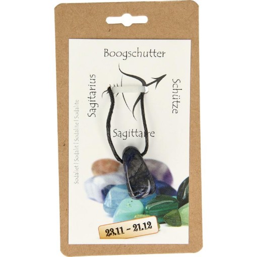 afbeelding van Hanger sterrenbeeldsteen boogschutter