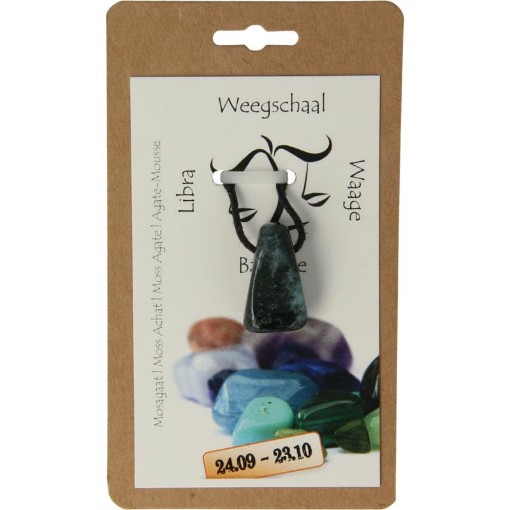 afbeelding van Hanger sterrenbeeldsteen weegschaal