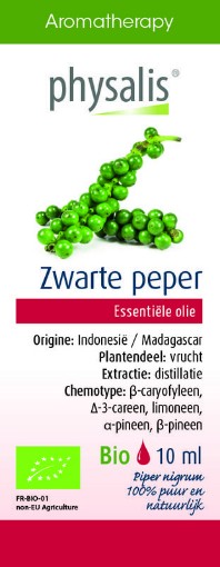 afbeelding van Zwarte peper bio