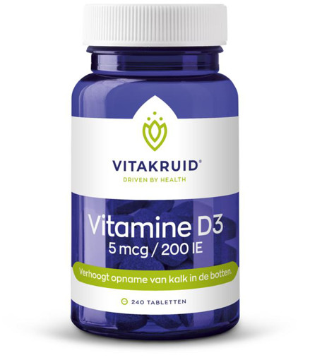 afbeelding van Vitamine D3 5 mcg