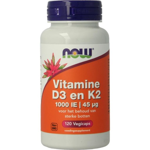 afbeelding van Vitamine D3 1000IE & Vitamine K2