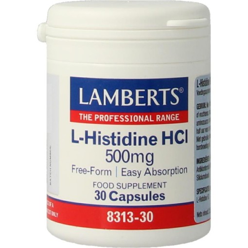 afbeelding van L-Histidine 500 mg