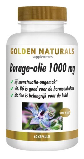 Golden Naturals Borage Olie 60 capsules afbeelding