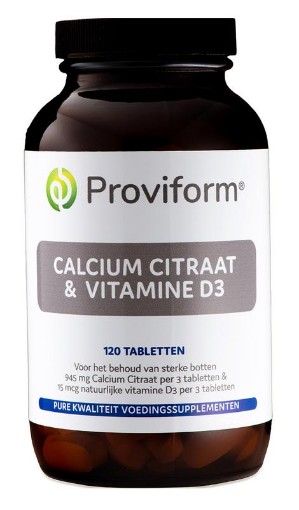 afbeelding van Calcium citraat & D3