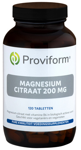 afbeelding van Magnesium citraat 200 mg & B6