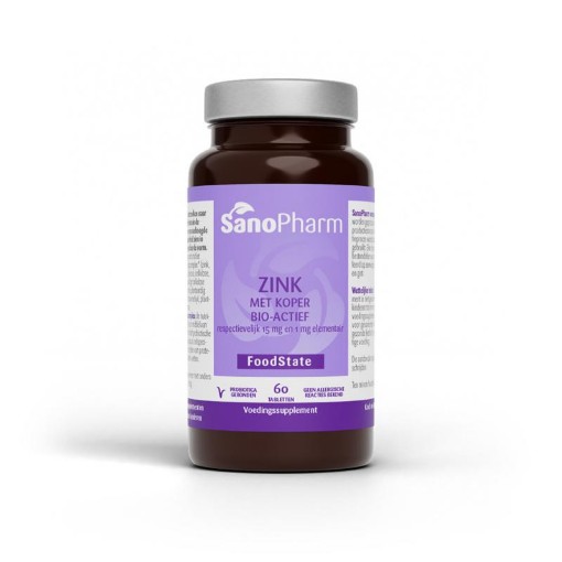 afbeelding van Zink 15 mg & koper 1 mg