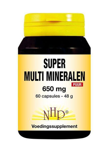 afbeelding van Super multi mineralen 650 mg puur